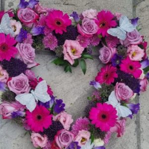 fuchsia heart