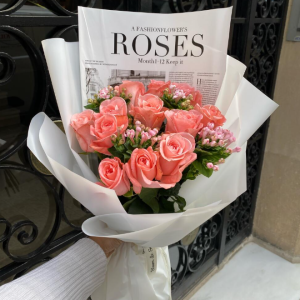 pink roses